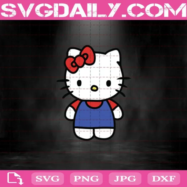 Hello Kitty Svg, Classic Hello Kitty Svg