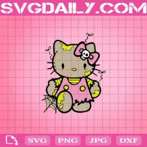 Hello Kitty Zombie Svg