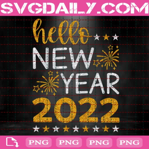 Hello New Year 2022 Png