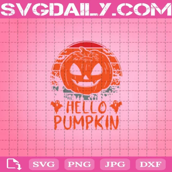 Hello Pumpkin Svg