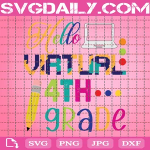Hello Virtual 4Th Grade Svg