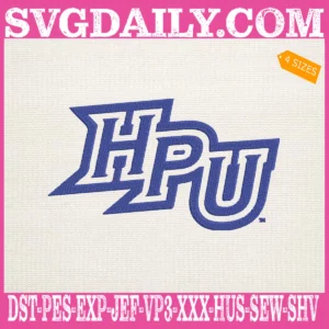 High Point Panthers Embroidery Machine