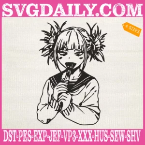 Himiko Toga Embroidery Design