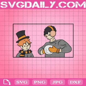Hinata And Kageyama Winter Svg
