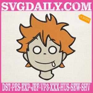 Hinata Shouyou Embroidery Design