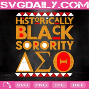 Historically Back Sorority Svg