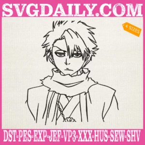 Hitsugaya Toshiro Bleach Embroidery Design