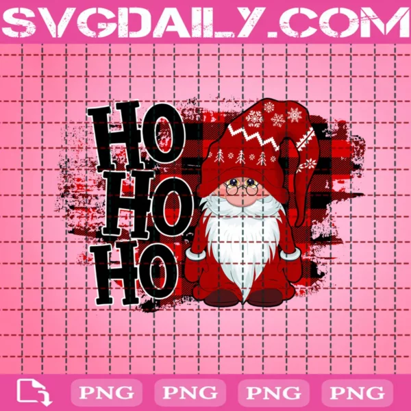 Ho Ho Ho Christmas Gnome Png