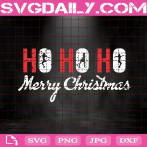 Ho Ho Ho Merry Christmas Svg