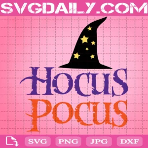 Hocus Pocus Witch Hat Svg