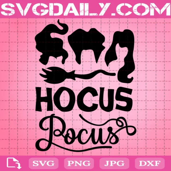 Hocus Pocus Witches Svg