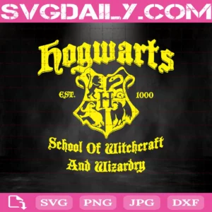 Hogwarts School Of Witchcraft And Wizardry Svg