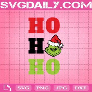 Hohoho Grinch Svg