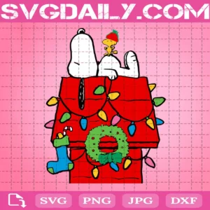 Home Snoopy Christmas Svg