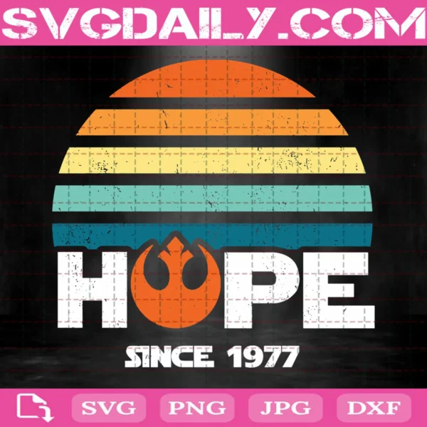 Hope Since 1977 Svg