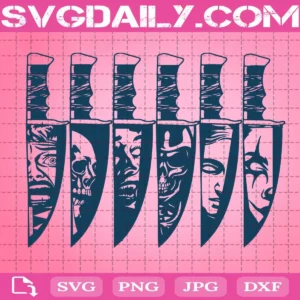 Horror Movie Knifes Svg