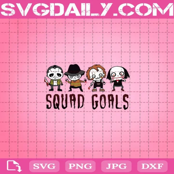 Horror Squad Goals Svg