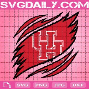 Houston Cougars Claws Svg