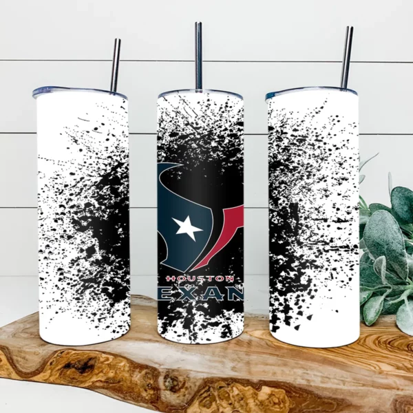 Houston Texans Football 20oz Skinny Tumbler