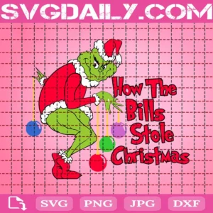 How The Bills Stole Christmas Svg