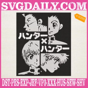 Hunter x Hunter Embroidery Design