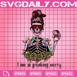 I Am So Freaking Merry With Coffee Png