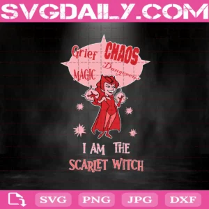 I Am The Scarlet Witch Svg