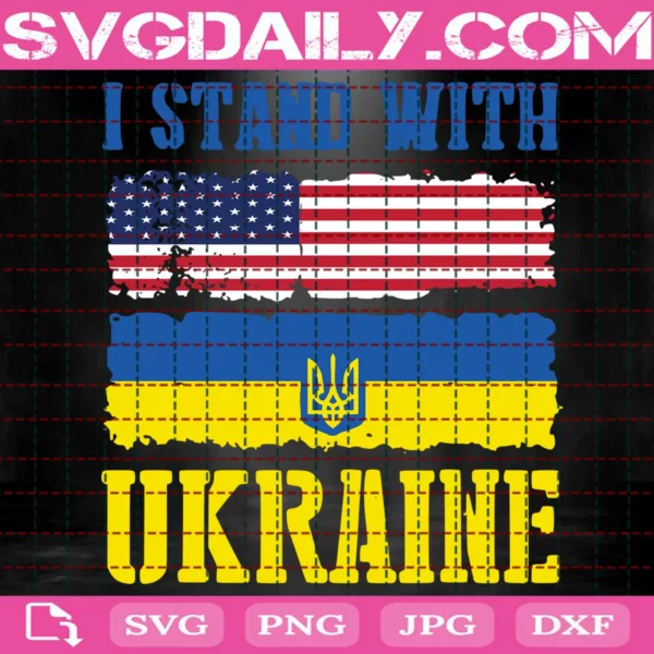 I Stand With Ukraine Svg