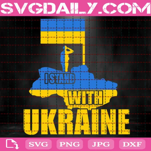 I Stand With Ukraine Svg