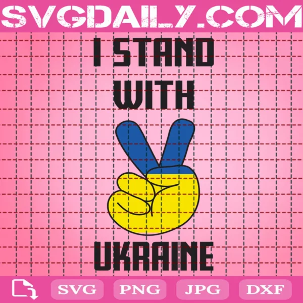 I Stand With Ukraine Svg