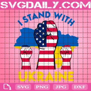 I Stand With Ukraine Svg
