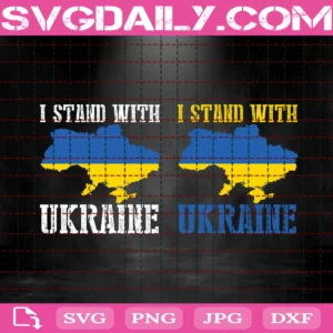 I Stand With Ukraine Svg