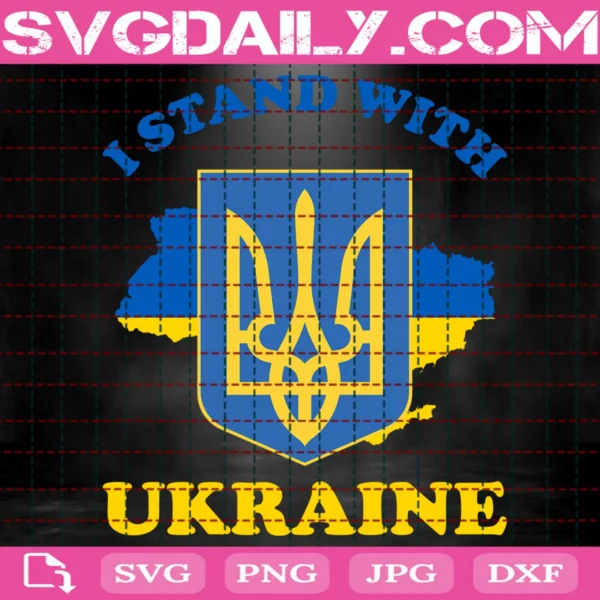 I Stand With Ukraine Svg