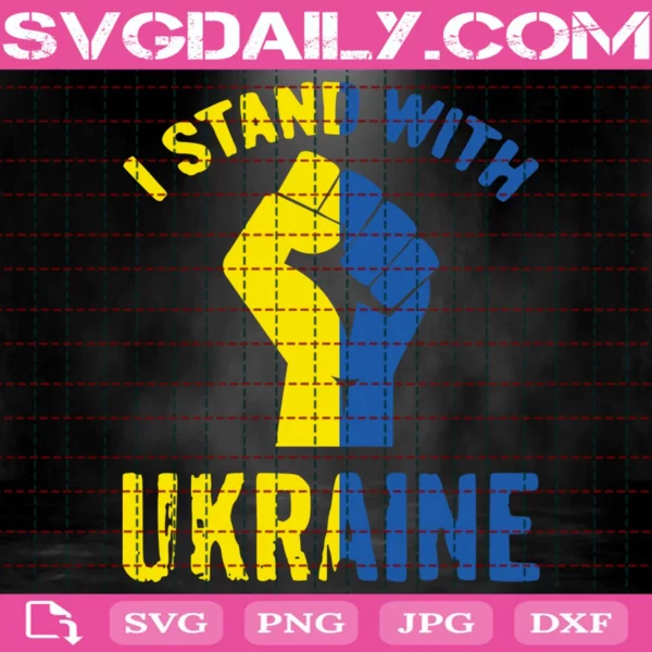 I Stand With Ukraine Svg