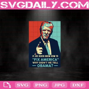 If Joe Biden Knew How To Fix America Why Didn’T He Tell Obama Svg