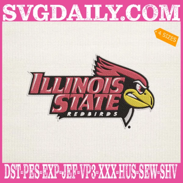 Illinois State Redbirds Embroidery Machine