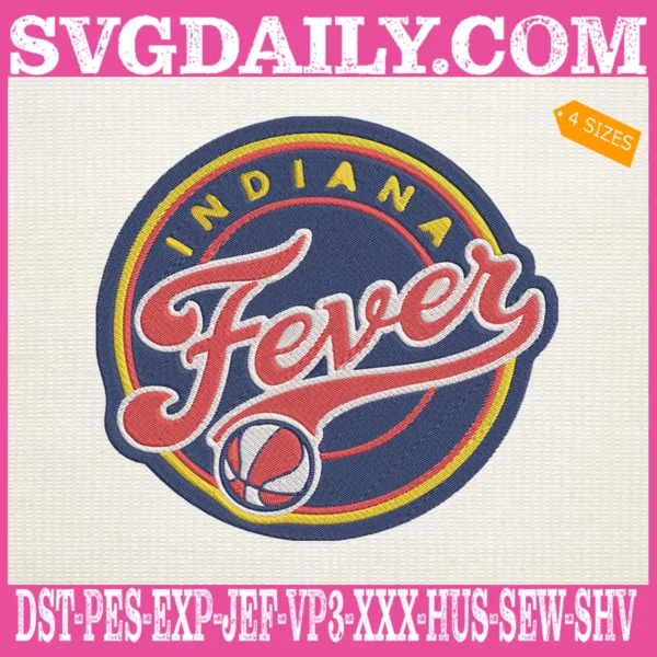 Indiana Fever Embroidery Files