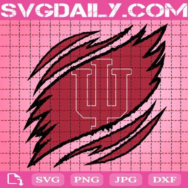 Indiana Hoosiers Claws Svg