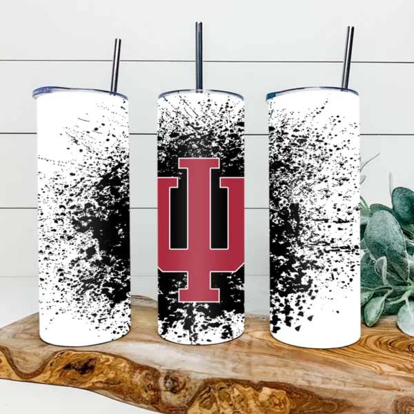 Indiana Hoosiers Football 20oz Skinny Tumbler