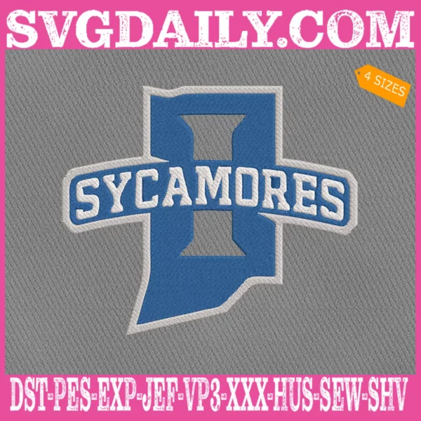 Indiana State Sycamores Embroidery Machine