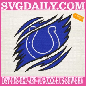 Indianapolis Colts Embroidery Design
