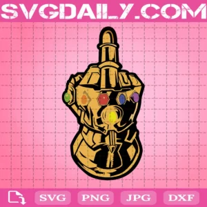 Infinity Gauntlet Avengers Svg