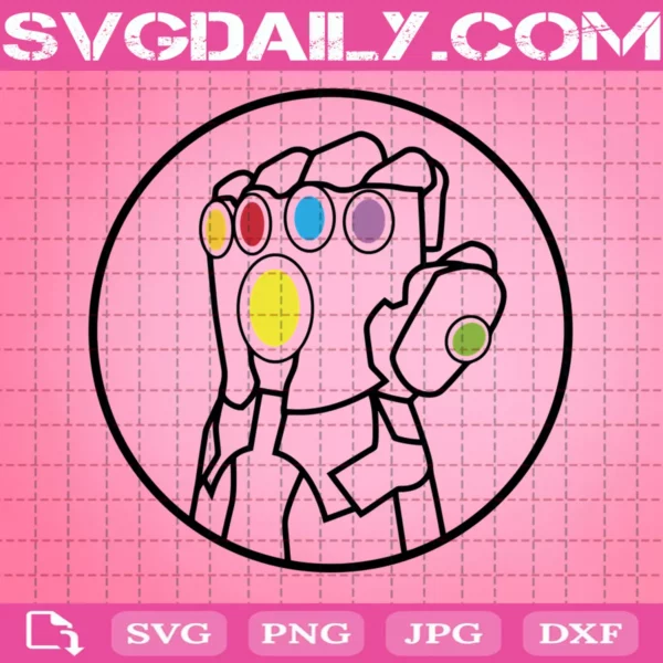 Infinity Gauntlet Svg