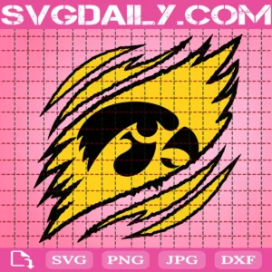 Iowa Hawkeyes Claws Svg