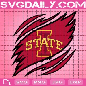 Iowa State Cyclones Claws Svg