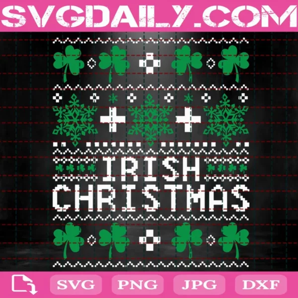 Irish Christmas Svg