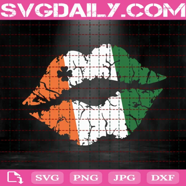 Irish Lips Svg, St Patrick'S Day Svg