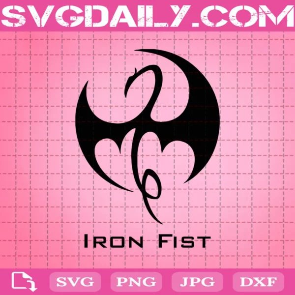 Iron Fist Logo Svg