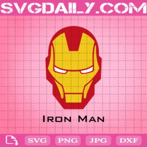 Iron Man Face Svg