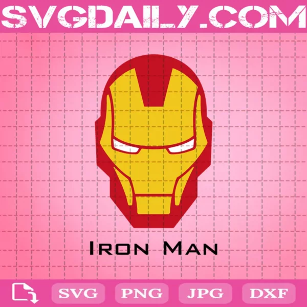Iron Man Face Svg